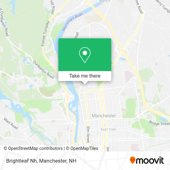 Brightleaf Nh map