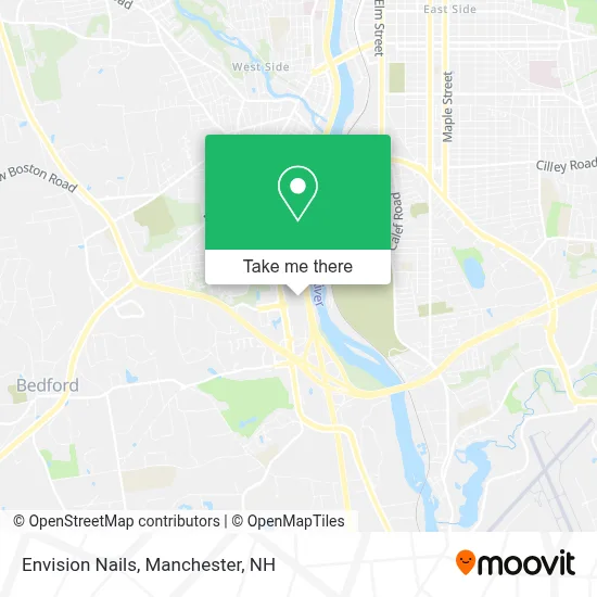 Envision Nails map