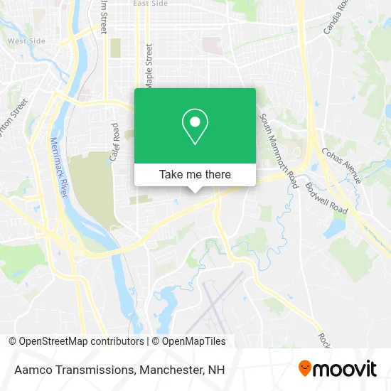 Aamco Transmissions map