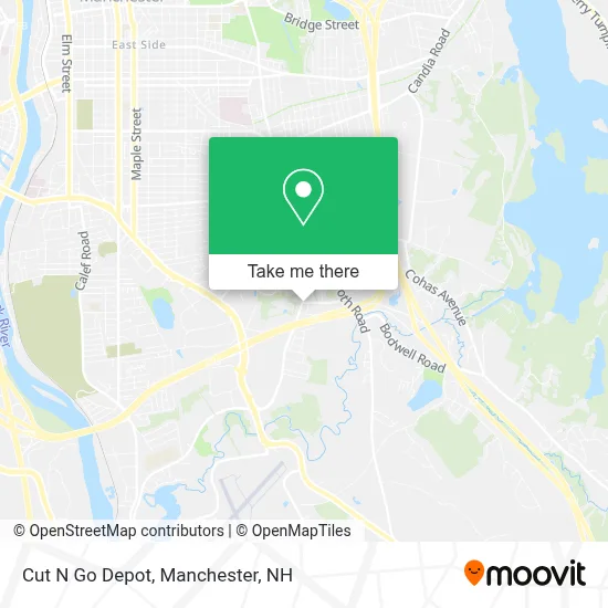 Cut N Go Depot map