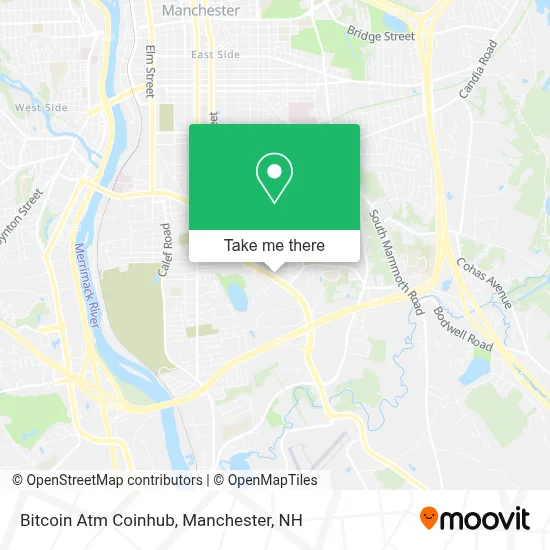 Bitcoin Atm Coinhub map