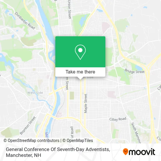 General Conference Of Seventh-Day Adventists map