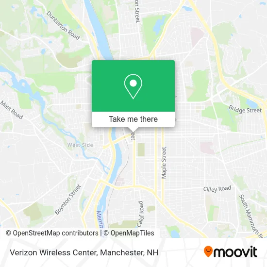 Verizon Wireless Center map
