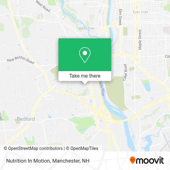 Nutrition In Motion map