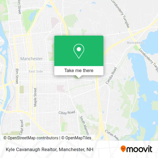 Kyle Cavanaugh Realtor map