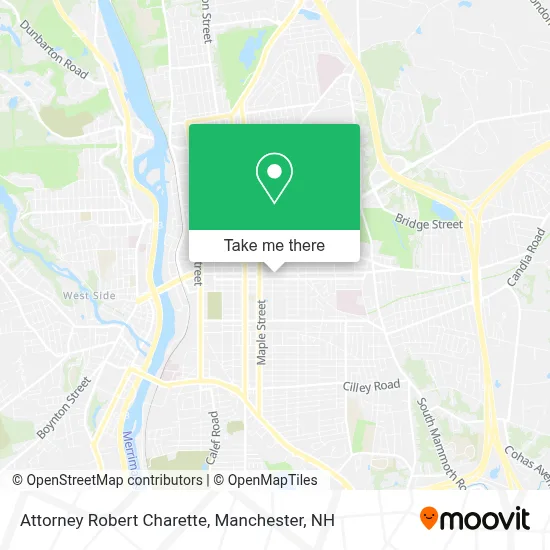Attorney Robert Charette map