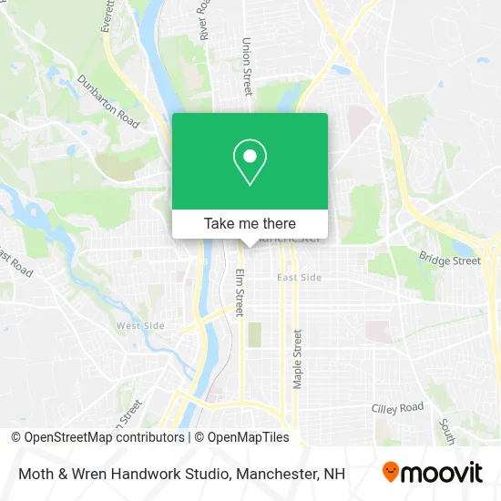 Moth & Wren Handwork Studio map