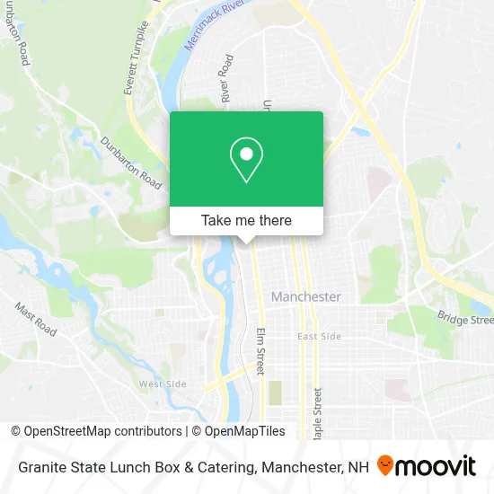 Granite State Lunch Box & Catering map