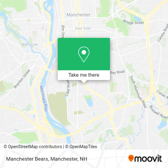 Manchester Bears map
