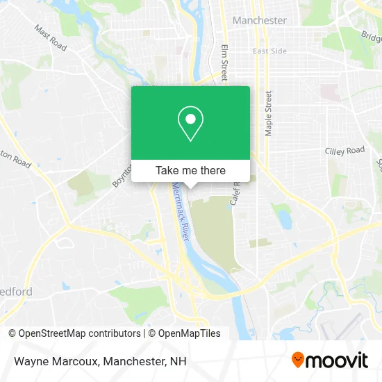 Wayne Marcoux map