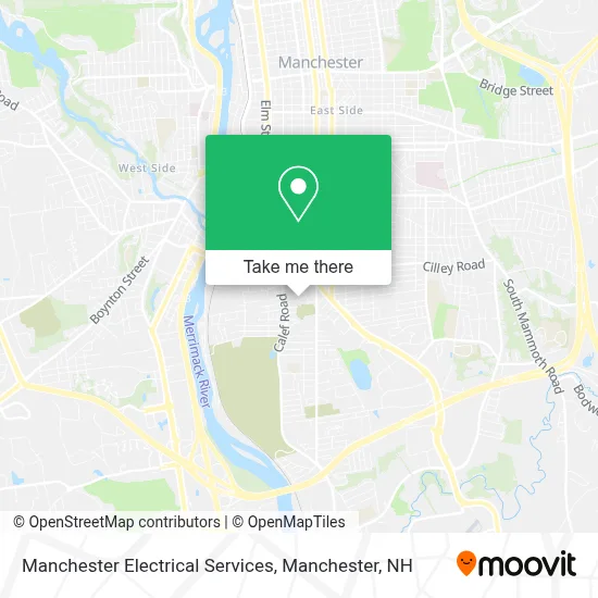 Manchester Electrical Services map