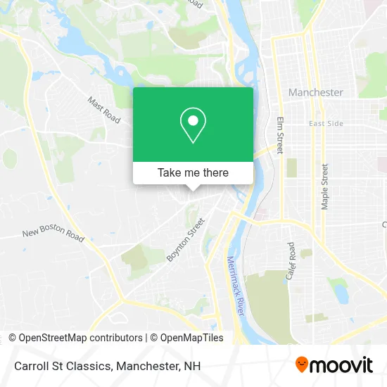 Carroll St Classics map