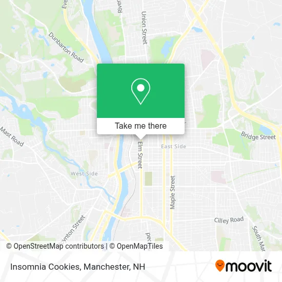 Insomnia Cookies map