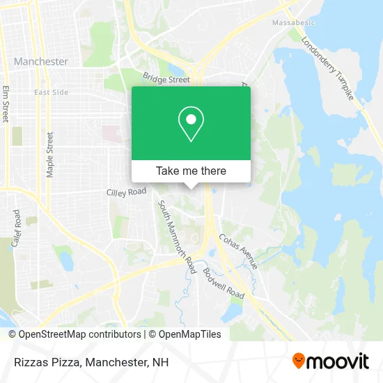 Rizzas Pizza map