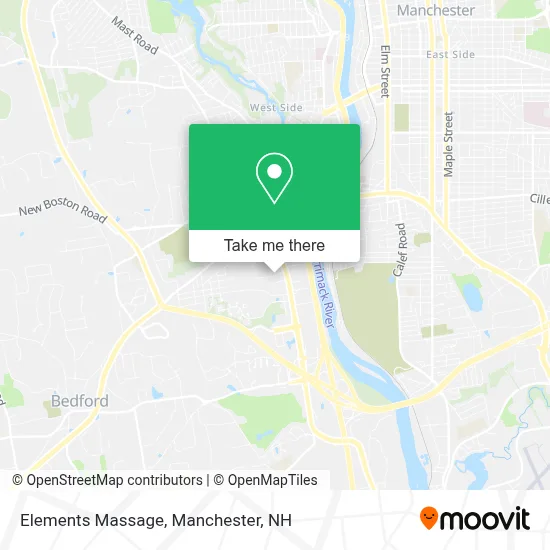 Elements Massage map