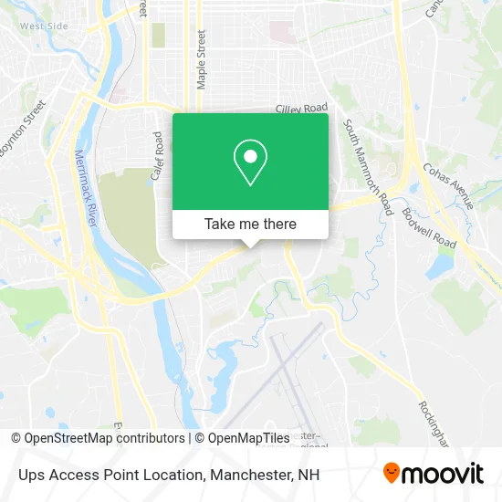 Ups Access Point Location map