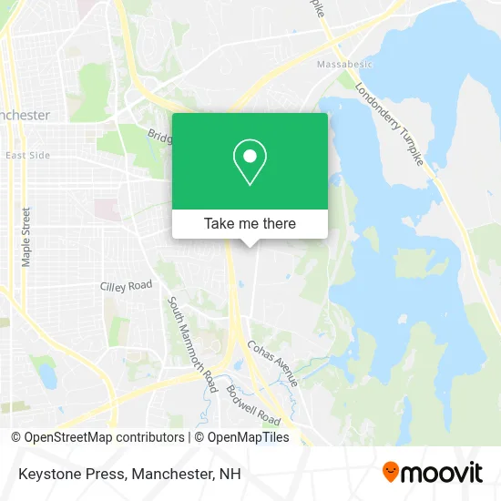 Keystone Press map