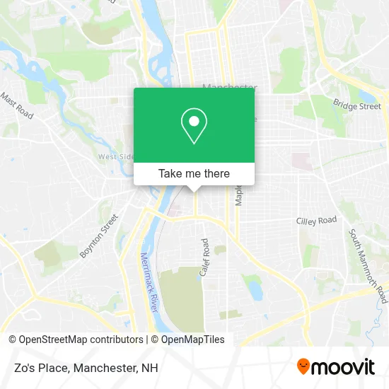 Zo's Place map
