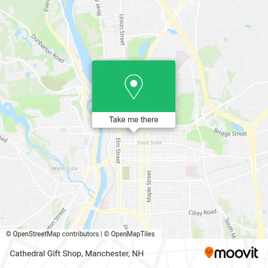 Cathedral Gift Shop map