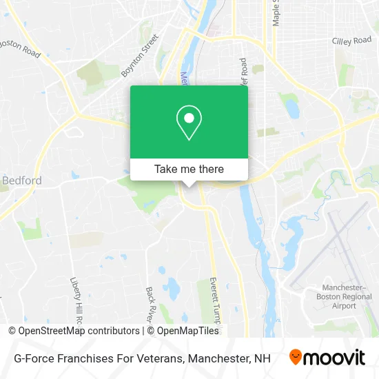 G-Force Franchises For Veterans map