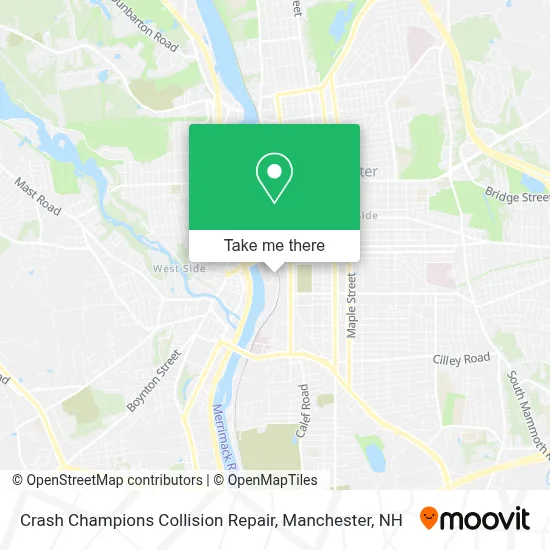 Crash Champions Collision Repair map