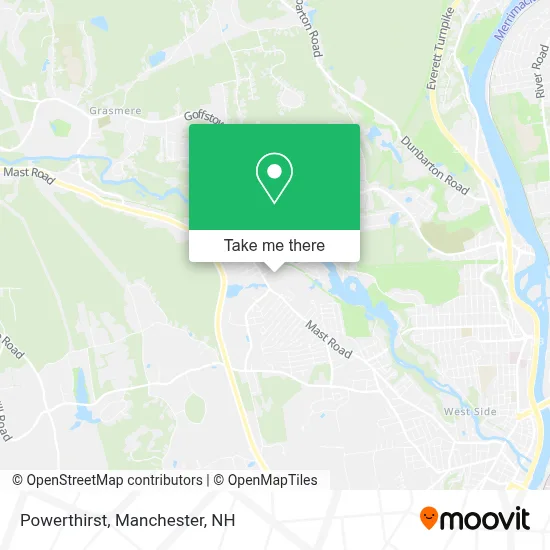Powerthirst map