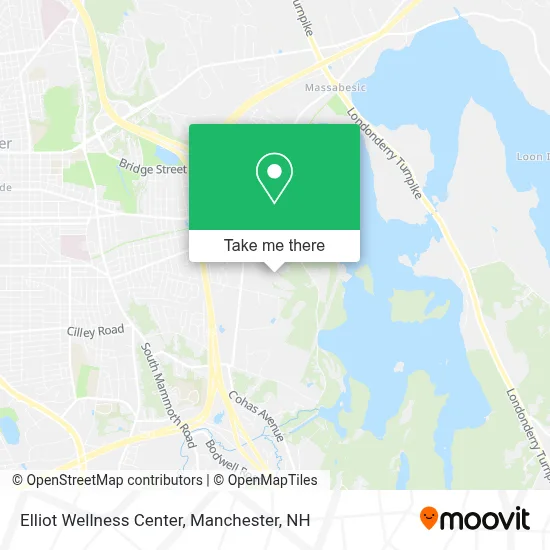 Elliot Wellness Center map