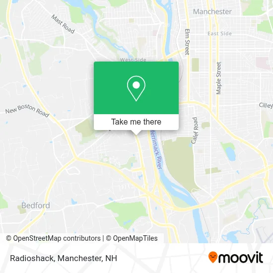 Radioshack map
