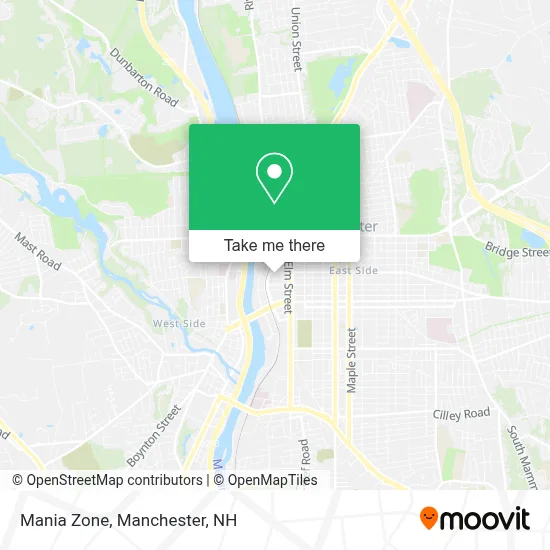 Mania Zone map