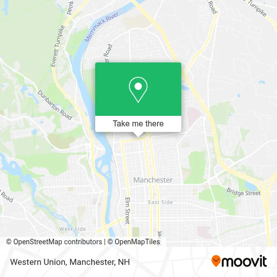 Western Union map