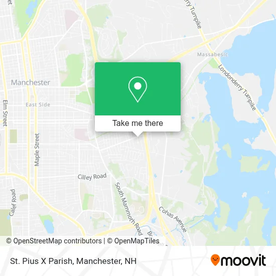 St. Pius X Parish map