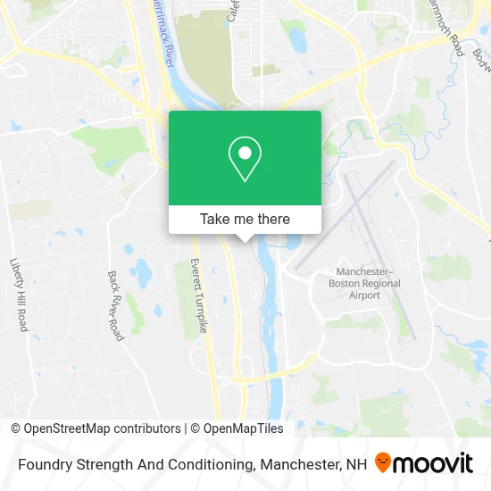 Foundry Strength And Conditioning map