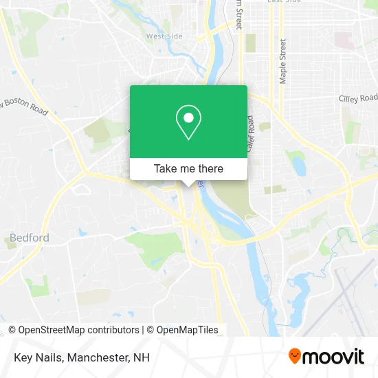 Key Nails map