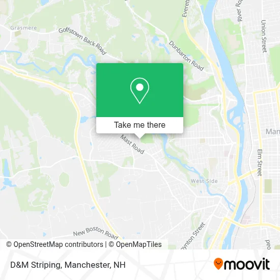 D&M Striping map