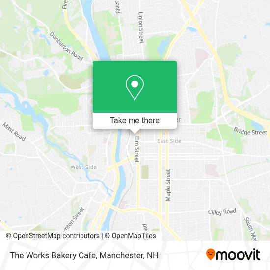 The Works Bakery Cafe map