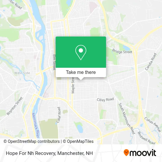 Hope For Nh Recovery map