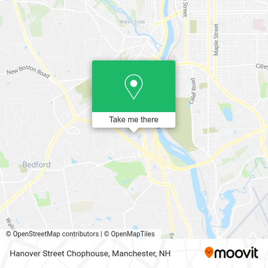 Hanover Street Chophouse map