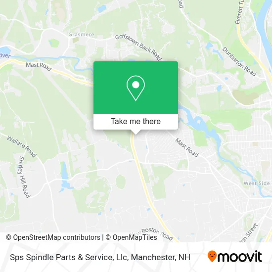 Sps Spindle Parts & Service, Llc map