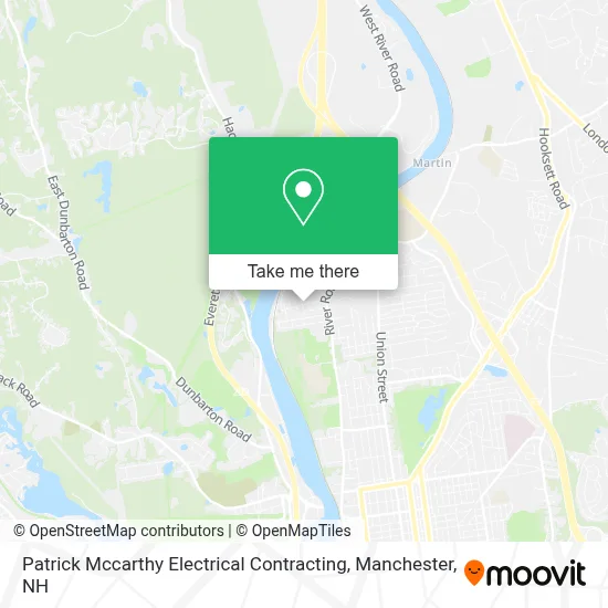 Patrick Mccarthy Electrical Contracting map