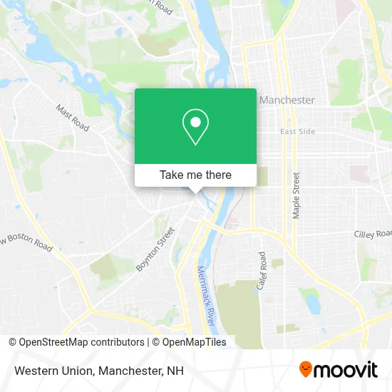 Western Union map