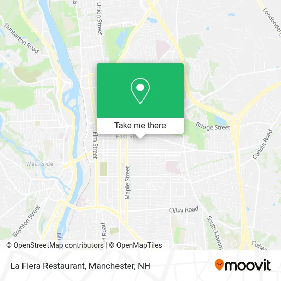 La Fiera Restaurant map