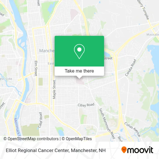 Elliot Regional Cancer Center map