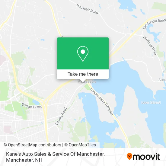 Kane's Auto Sales & Service Of Manchester map