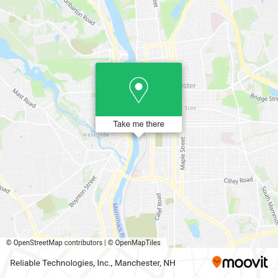 Reliable Technologies, Inc. map