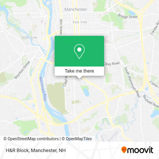 H&R Block map