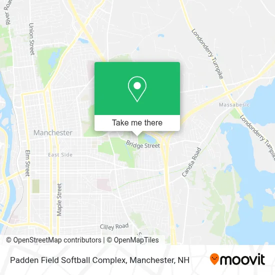 Padden Field Softball Complex map
