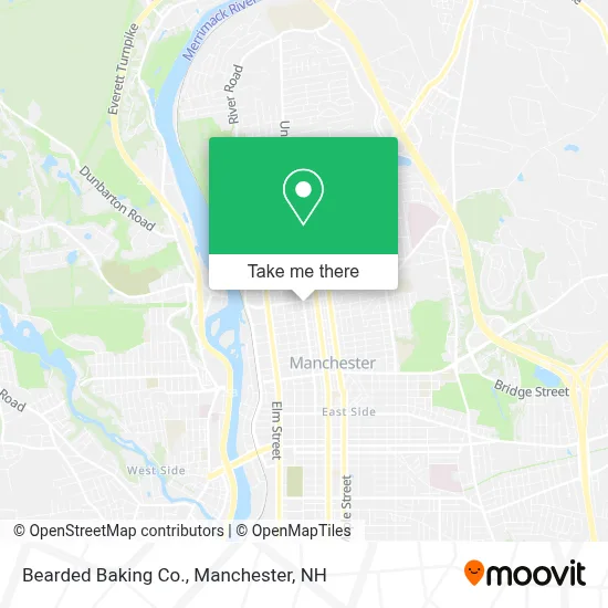 Bearded Baking Co. map