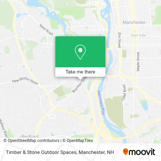 Timber & Stone Outdoor Spaces map