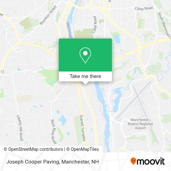 Joseph Cooper Paving map