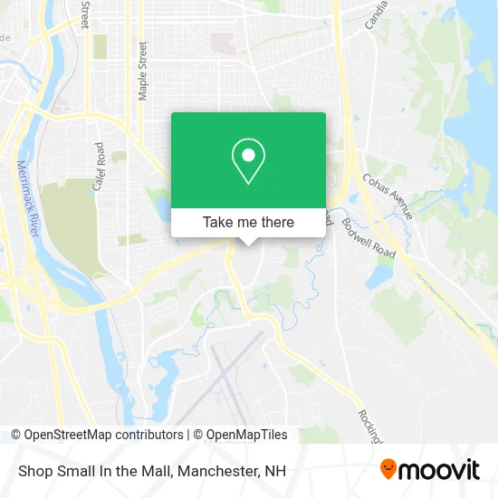 Shop Small In the Mall map